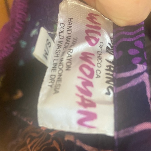 Vintage Tropical Reggae Maxi Skirt with adjustable Ruffles - Picture 12 of 12